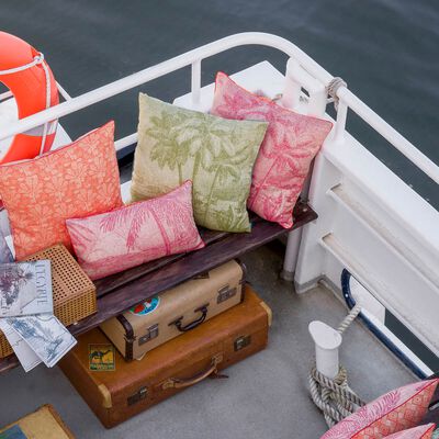 Kissenbezug Croisière sur le Nil Orchidee 50x30 leinen