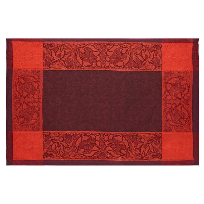 Tischset Ottomane Burgundy 54x38 leinen, , hi-res image number 0