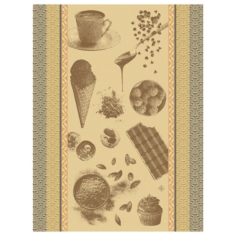 Geschirrtuch Chocolats - Recettes Cacao 60x80 100% baumwolle, , hi-res image number 0