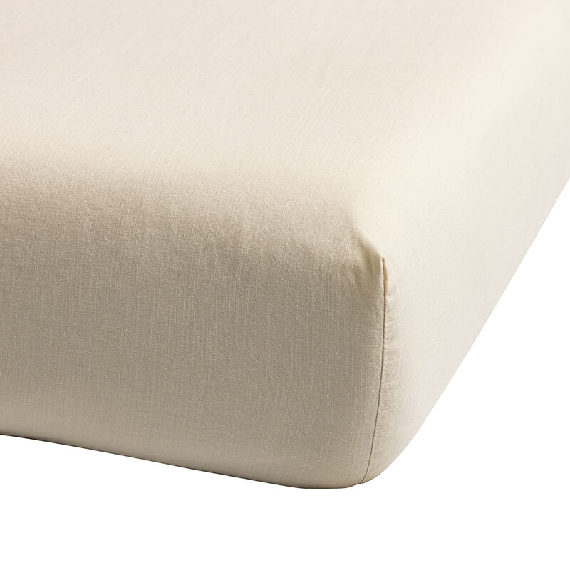 Spannbettlaken Eclat Amande 90X200X35 100% baumwolle, , hi-res