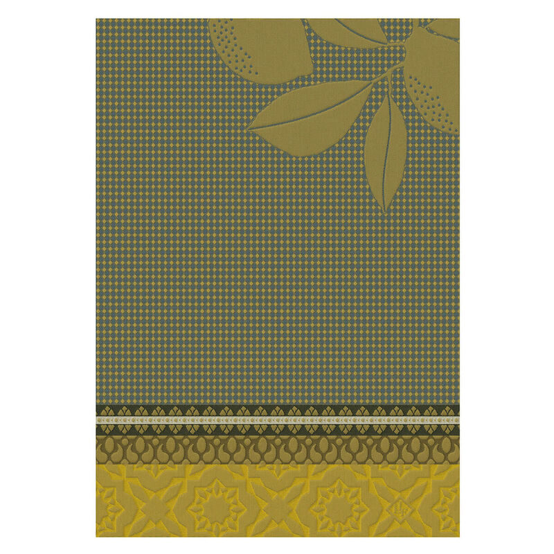 Küchenhandtuch Sous les Citronniers Jaune 54x38 baumwolle, , hi-res