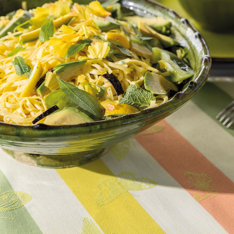 Tischdecke Bal des papillons Citrus Ø175 100% baumwolle, , hi-res image number 4