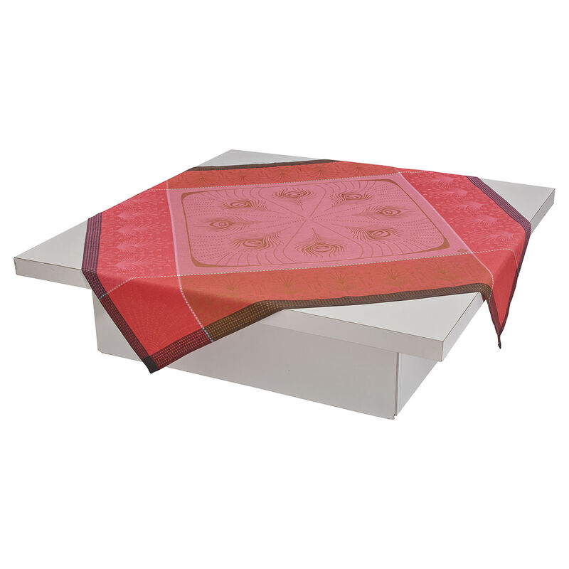 Tischdecke Cabaret Flamingo 175x175 leinen, , hi-res image number 1