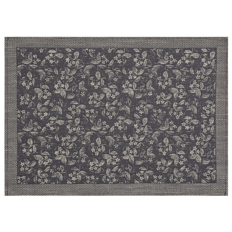 Beschichtete Tischset Slow Life Mini Carbone 50x36 89% baumwolle / 11% leinen, , hi-res image number 1