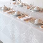 Tischset Bosphore Blanc Blanc 54x38 halbleinen, , hi-res image number 0