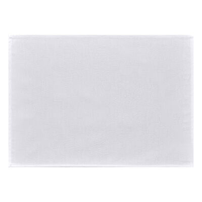 Beschichtete Tischset Marie-Galante Blanc 52x38 100% baumwolle