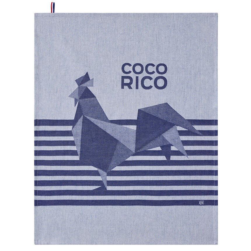 Geschirrtuch Coco-Rico Bleu 60x80 100% baumwolle, , hi-res image number 0