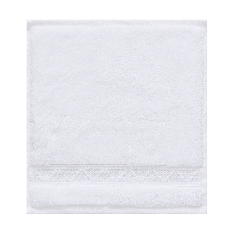Waschlappen Caresse Blanc 30x30 Baumwolle, , hi-res