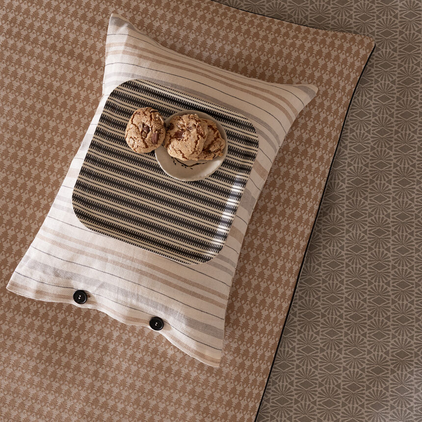 Dekorativer Kissenbezug Dune Baumwolle, Leinen, , hi-res image number 0