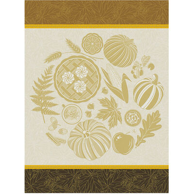 Geschirrtuch Thanksgiving Ch&ecirc;ne 60x80 100% baumwolle