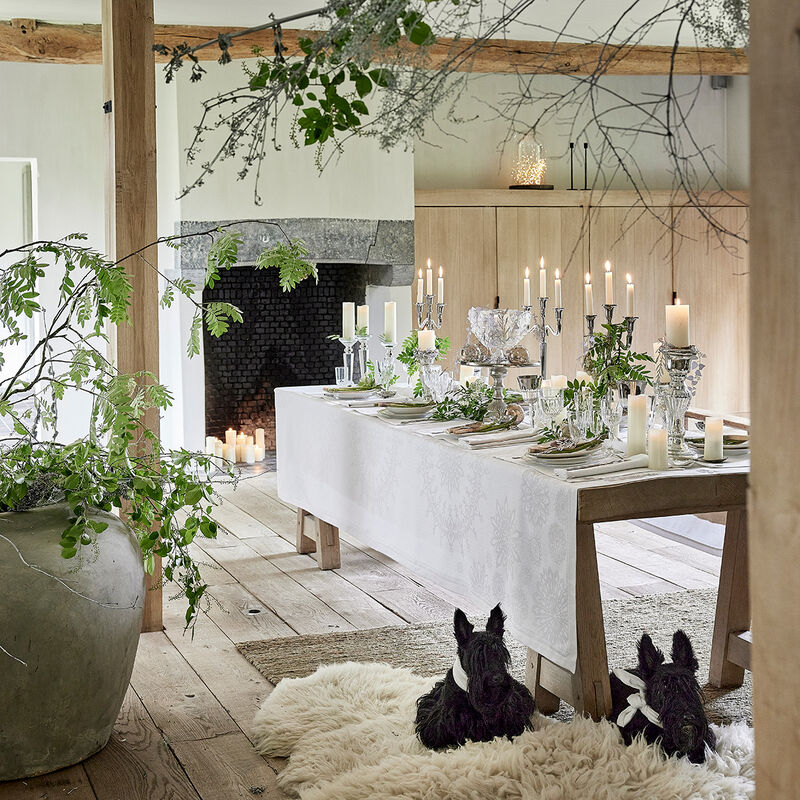 Tischdecke Lumières d'étoiles Diamant Diamant 166x175 85% Baumwolle, 11% Viskose, 4% Polyester, , hi-res image number 3