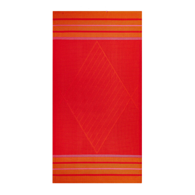 Strandtuch Sand Club Voile Corail 100x200 100% baumwolle, , hi-res image number 1