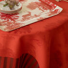 Tischdecke Souveraine Carmin 175x175 leinen, , hi-res image number 1