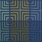 Tischset Kaléidoscope Illusion bleu 50x36 baumwolle, , hi-res image number 2