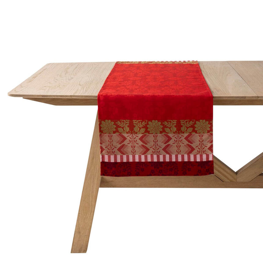 Tischl&auml;ufer Gipsy Rubis 50x150 100% baumwolle, , hi-res image number 0