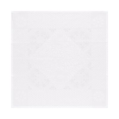 Serviette Bosphore Blanc Baumwolle, Leinen