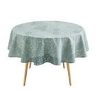 Beschichtete Tischdecke Wagara beschichtet Céladon 150x150 100% baumwolle, , hi-res image number 2