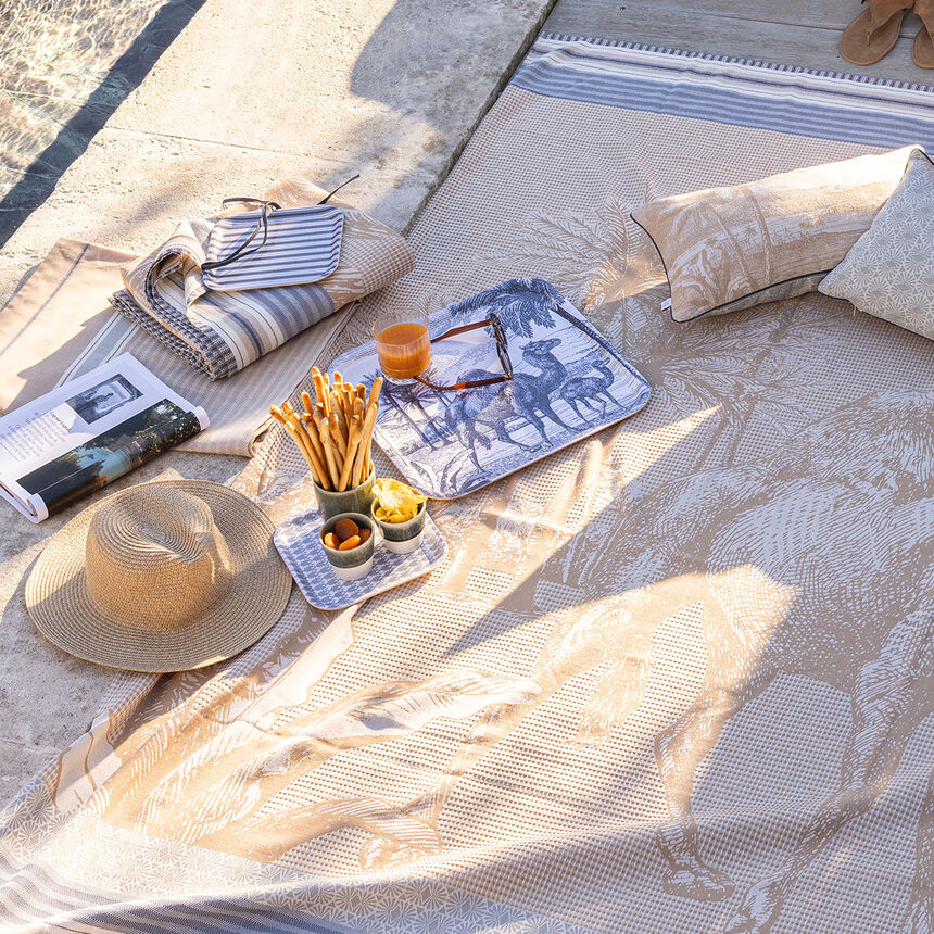 Tablett Dune Tuiles Argile 20x20 100% Holz, , hi-res image number 0