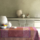 Tischdecke Jardin d'orient Terracotta 175x175 leinen, , hi-res image number 0