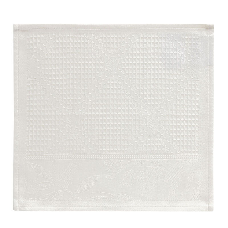 Waschlappen Pois de senteur Blanc 30x30 100% baumwolle, , hi-res image number 0