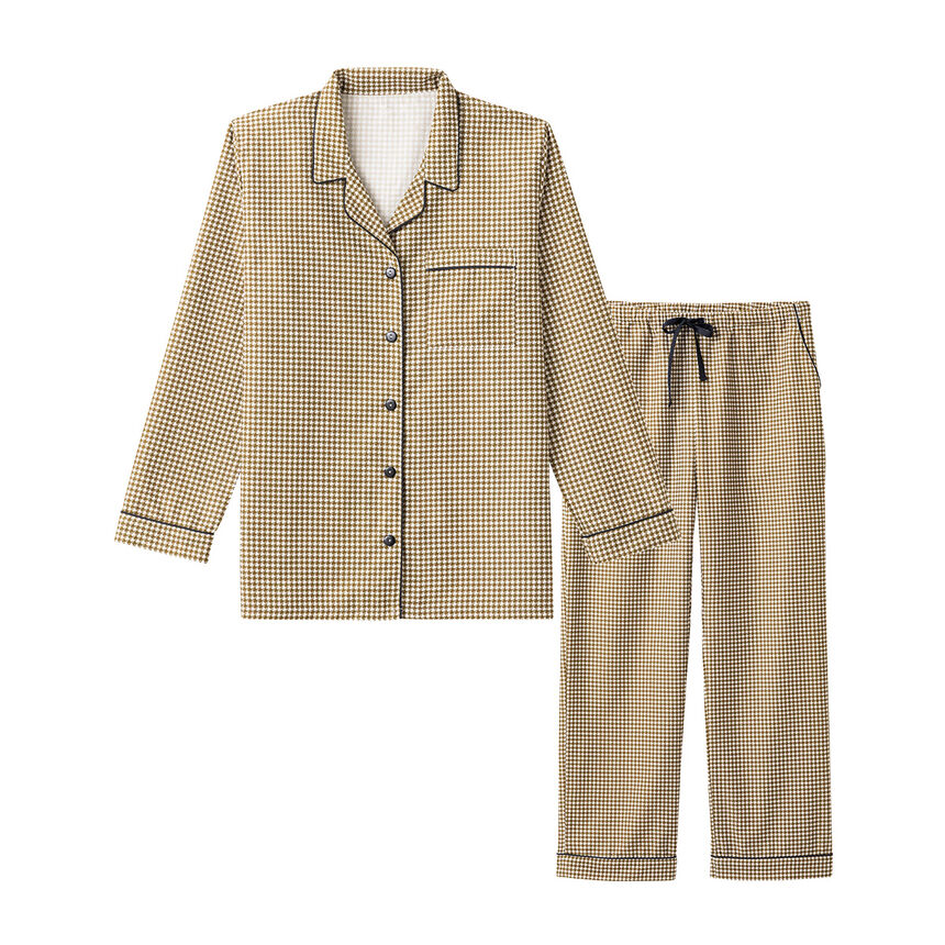 Pyjama Savile row Pied de poule Mayfair L baumwolle, , hi-res image number 2