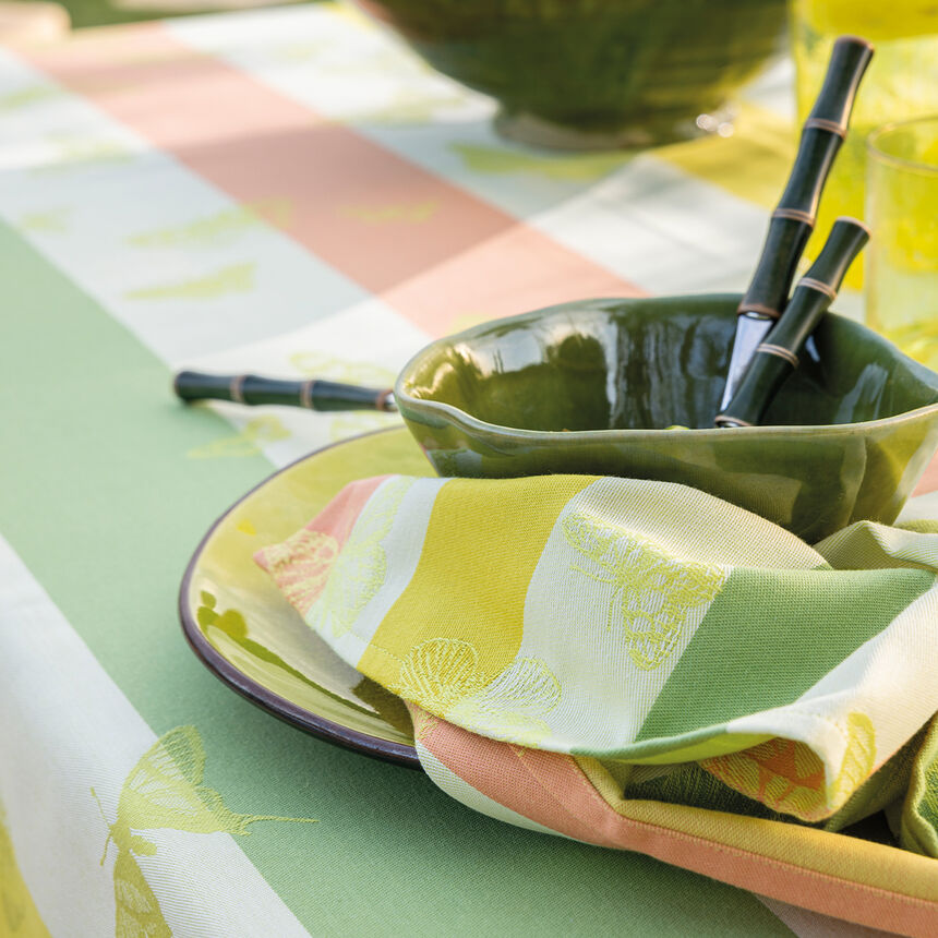 Serviette Bal des papillons Citrus 50x50 100% baumwolle, , hi-res image number 3