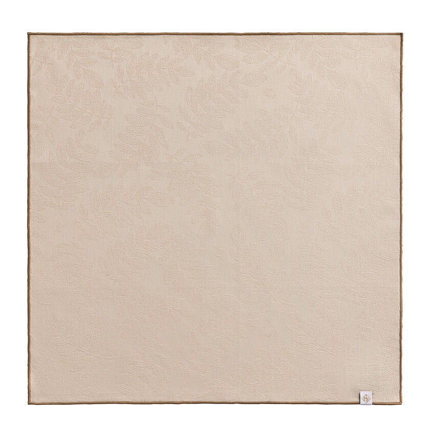Serviette Vegetal mood avec surjet bourdon Cajou 50x50 baumwolle, , hi-res image number 1