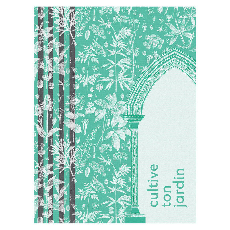 Geschirrtuch Abbaye Terre Feuille 60x80 baumwolle, , hi-res