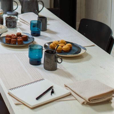 Serviette Slow Life Baumwolle