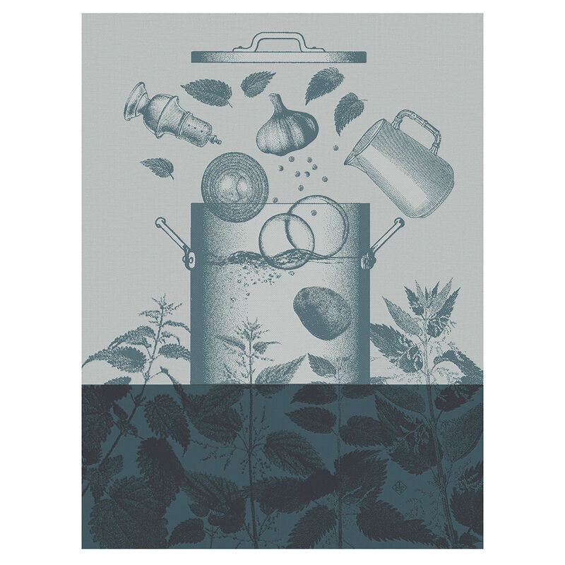 Geschirrtuch Veloutés d'orties Hydratant 60x80 90% Baumwolle, 10% Lyocell, , hi-res image number 0