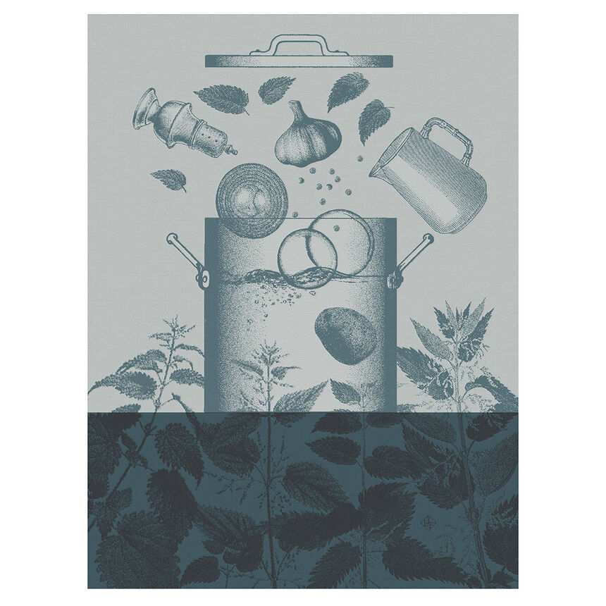 Geschirrtuch Velout&eacute;s d'orties Hydratant 60x80 90% Baumwolle, 10% Lyocell, , hi-res image number 0