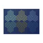 Tischset Kaléidoscope Fusion bleu 50x36 baumwolle, , hi-res image number 1