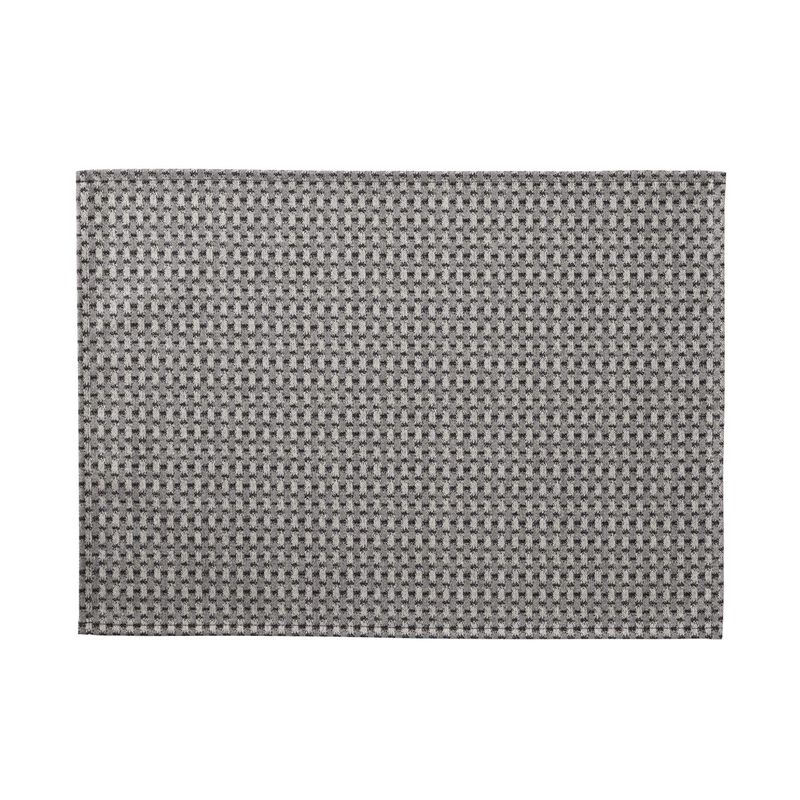 Beschichtetes Tischset Empreintes Tissage Charbon 50x36 100% baumwolle, , hi-res image number 0