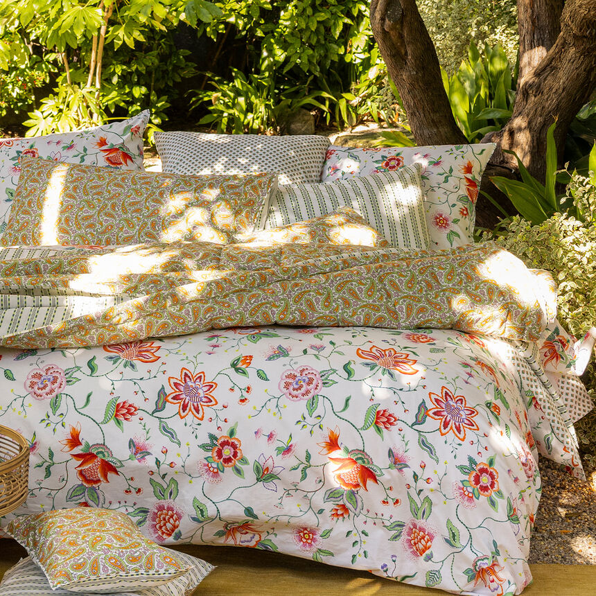 Bettbezug &Eacute;t&eacute; Indien Baumwolle, , hi-res image number 3