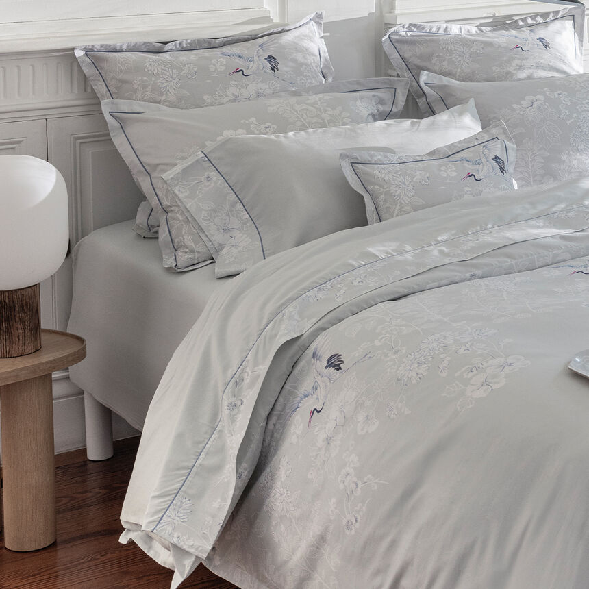 Spannbettlaken Envol Cr&eacute;puscule 90X200X35 100% baumwolle, , hi-res image number 1