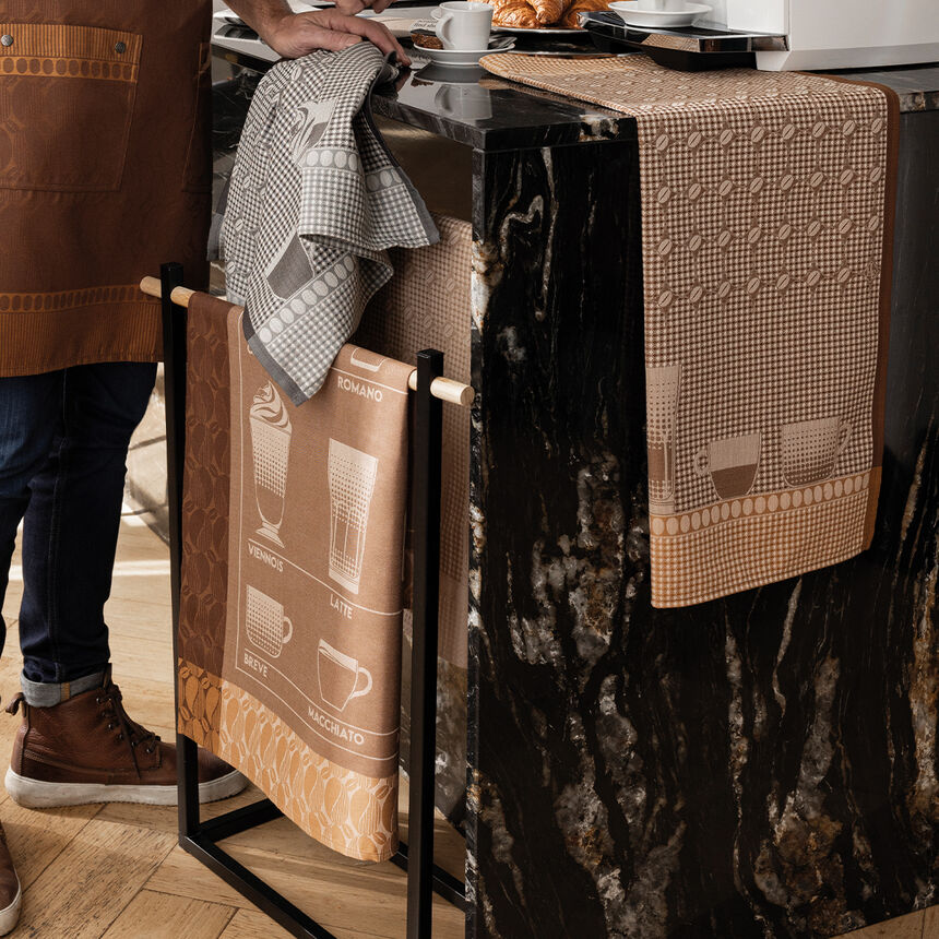 Geschirrtuch Barista Latte 60x80 100% baumwolle, , hi-res image number 1