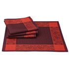 Serviette Ottomane Burgundy 58x58 leinen, , hi-res image number 1