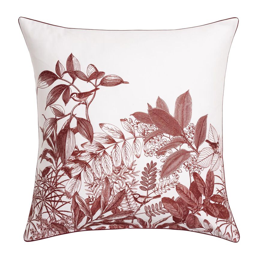 Kopfkissenbezug Feuilles en sc&egrave;ne  Goji 40X80 100% baumwolle, , hi-res image number 1