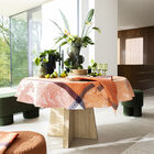Tischdecke Escapade Tropicale Goyave 120x120 leinen, , hi-res image number 0