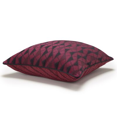 Kissenbezug Prisme Prune 50x50 93% Baumwolle/ 7% Polyester