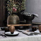 Tischdecke Empreintes Charbon 150x150 100% baumwolle, , hi-res image number 0