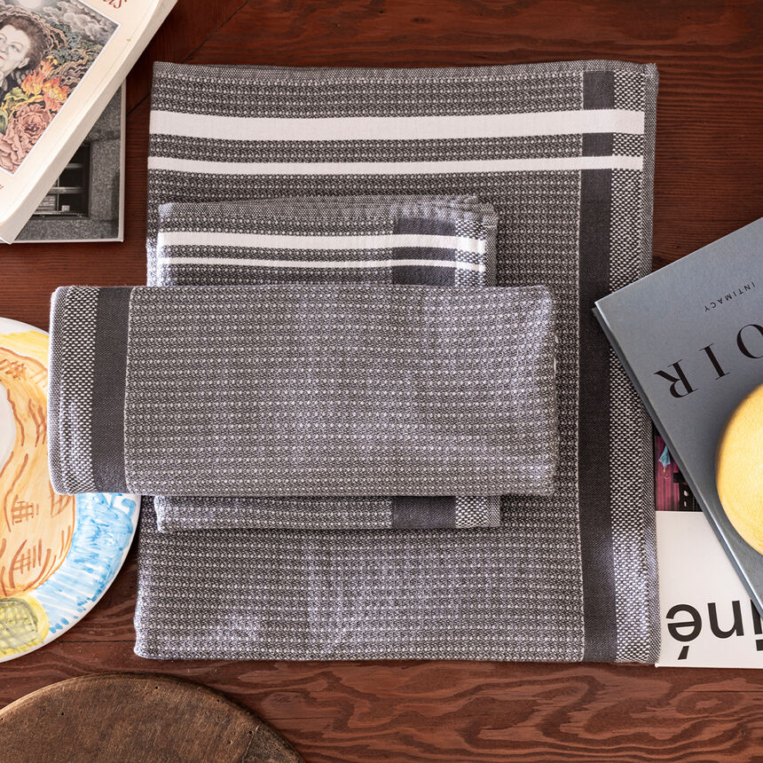 G&auml;stetuch Duetto Caviar 30x50 baumwolle, , hi-res image number 2