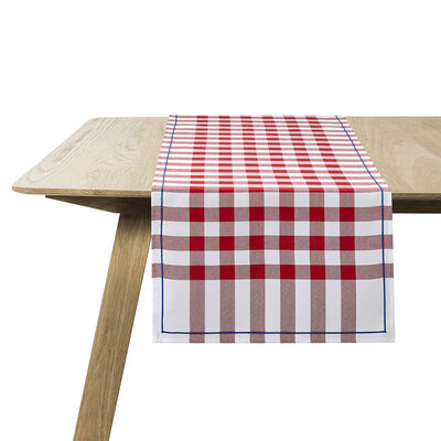 Tischläufer Stoff Beschichtet Leinen, in Baumwolle Made | Jacquard France Le Français 