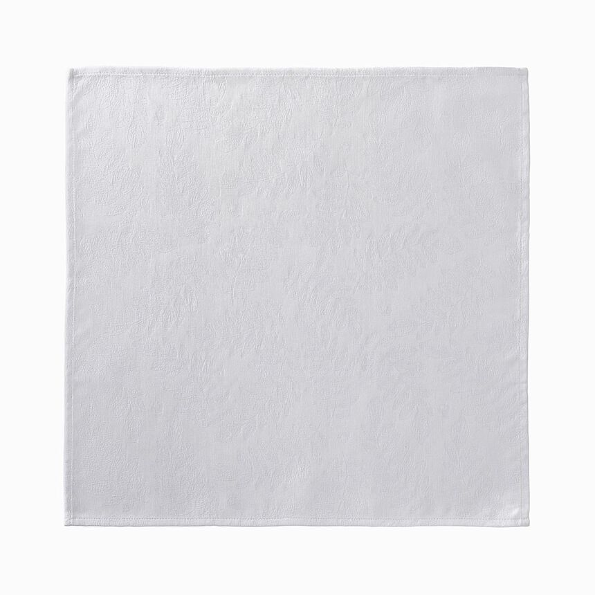 Serviette Vegetal mood Blanc 50x50 100% baumwolle, , hi-res image number 3