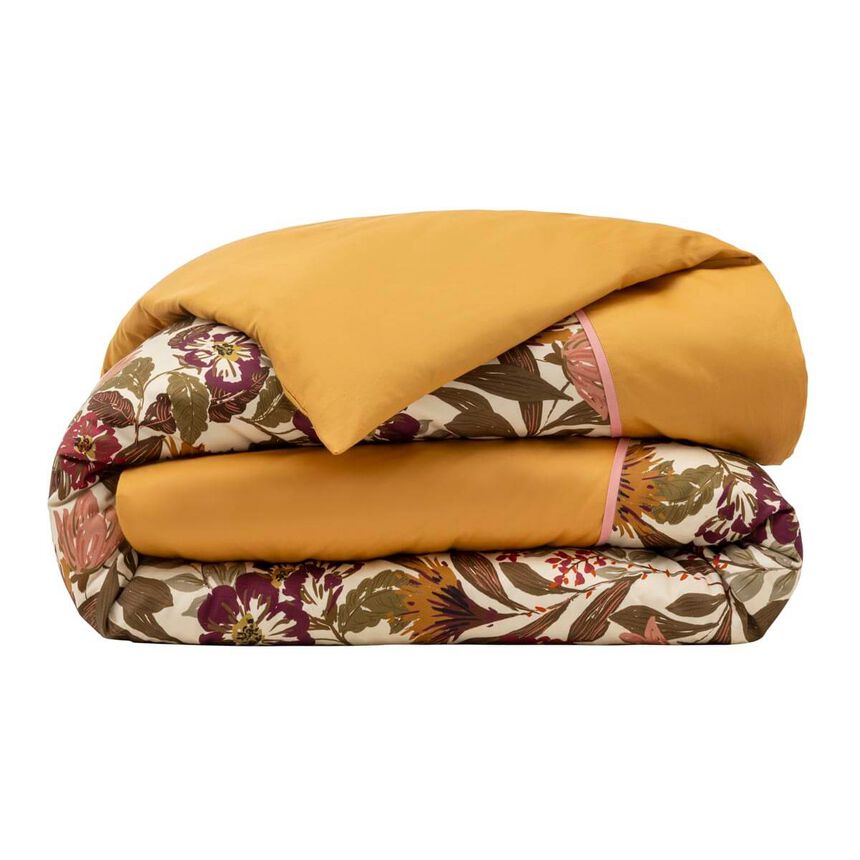 Bettbezug Panache de fleurs  Miel 135X200 100% baumwolle, , hi-res image number 1