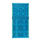 Strandtuch Santorin Turquoise 100x200 baumwolle, , hi-res image number 1