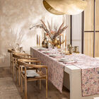 Tischdecke Campagne Rose 150x150 50% Baumwolle - 50% Leinen, , hi-res image number 0