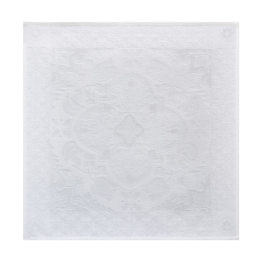 Serviette Azulejos Blanc 58x58 baumwolle, , hi-res image number 0