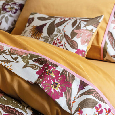 Bettlaken Panache de fleurs Baumwolle