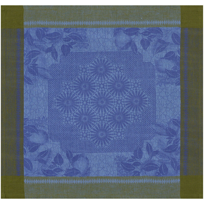 Serviette Jardin d'orient Majorelle 58x58 leinen, , hi-res image number 0